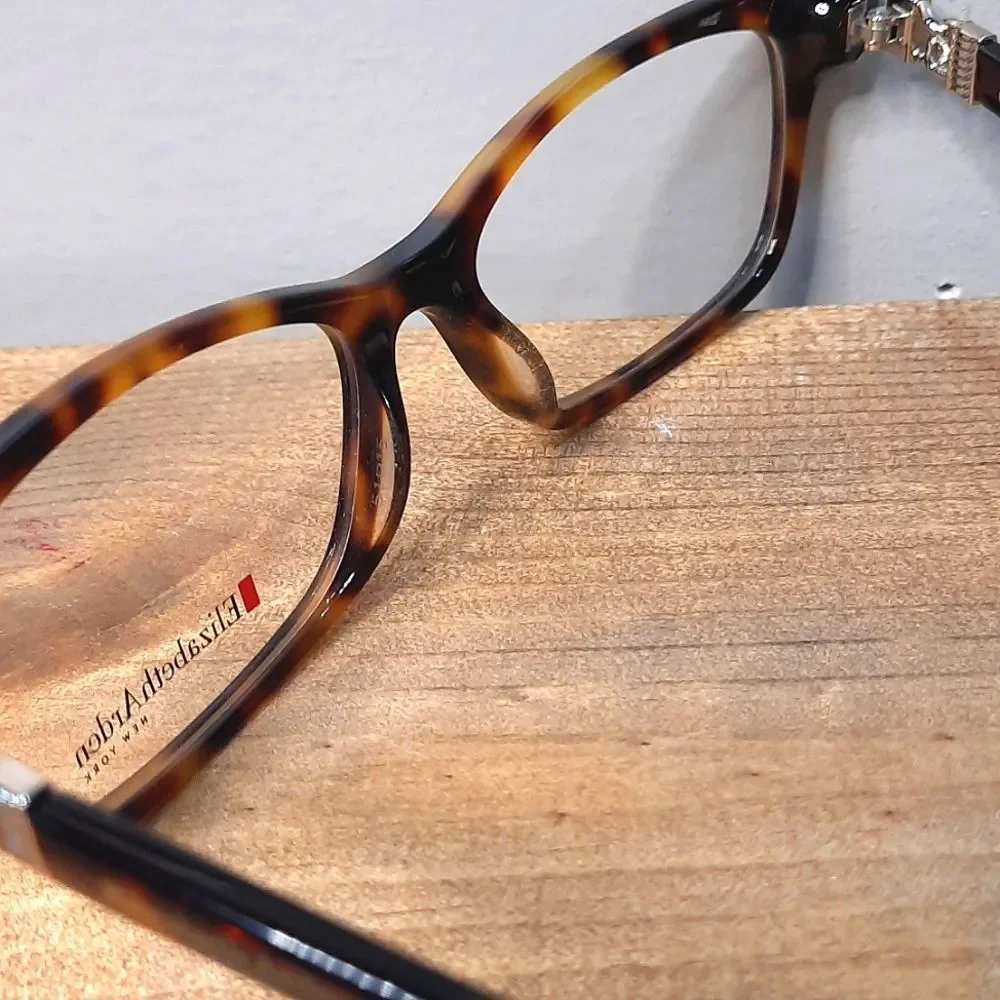 NEW prescription-ready Eyeglass Frame Elizabeth Arden, brown glasses 51-15-135